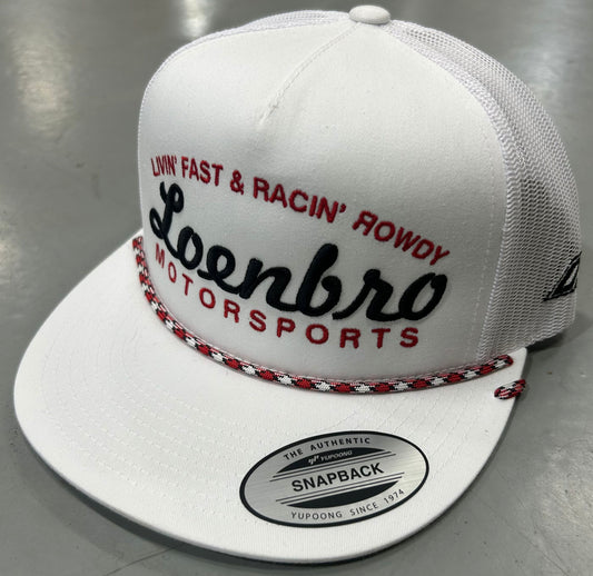 WHITE LNB Motorsports Hat
